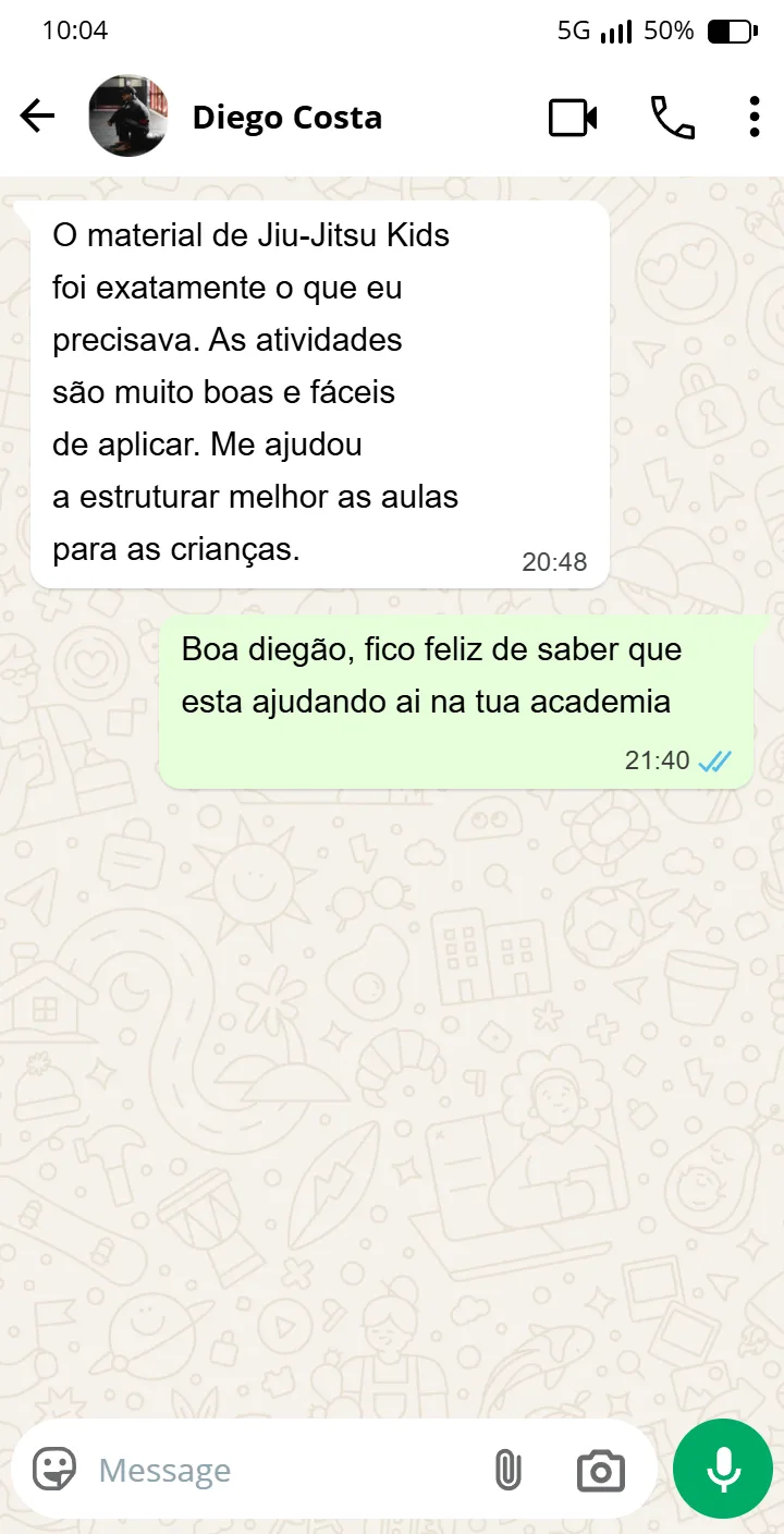 Depoimento de cliente 1